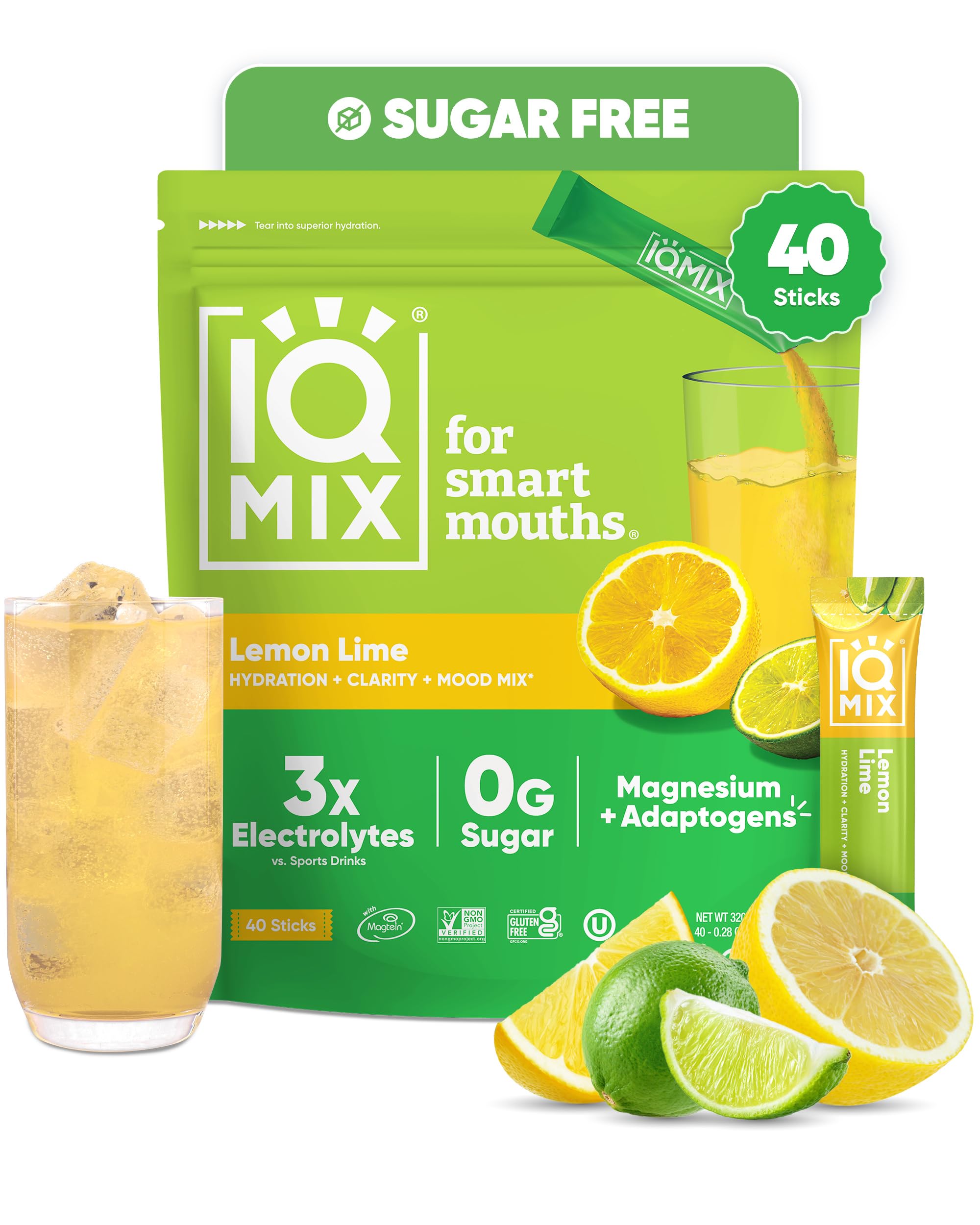 IQMIX Sugar Free Electrolytes Powder Packets, Blood Orange 20ct — Amazon image 18