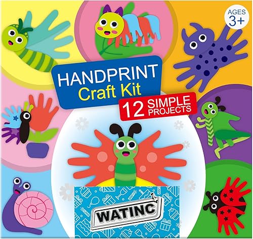 Miniatura 7 de WATINC 12 piezas de huellas de insectos de primavera, manualidades, mariposa, libélula de verano, primavera, kit de insectos, suministros de arte