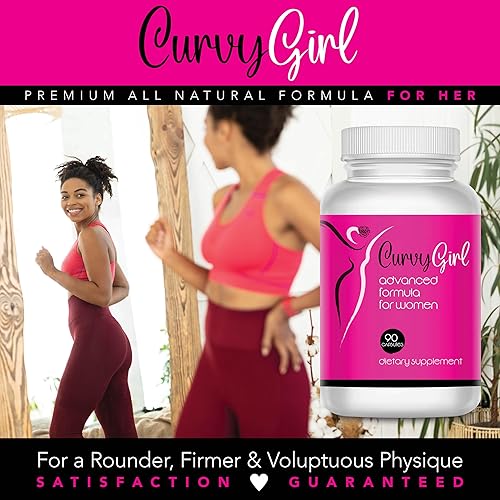 Miniatura 5 de Curvy Girl- Pastillas para ganar peso femenino, realce de glúteos y senos para mujeres, obtén tus curvas rápidamente, llena tus jeans y colócalo en