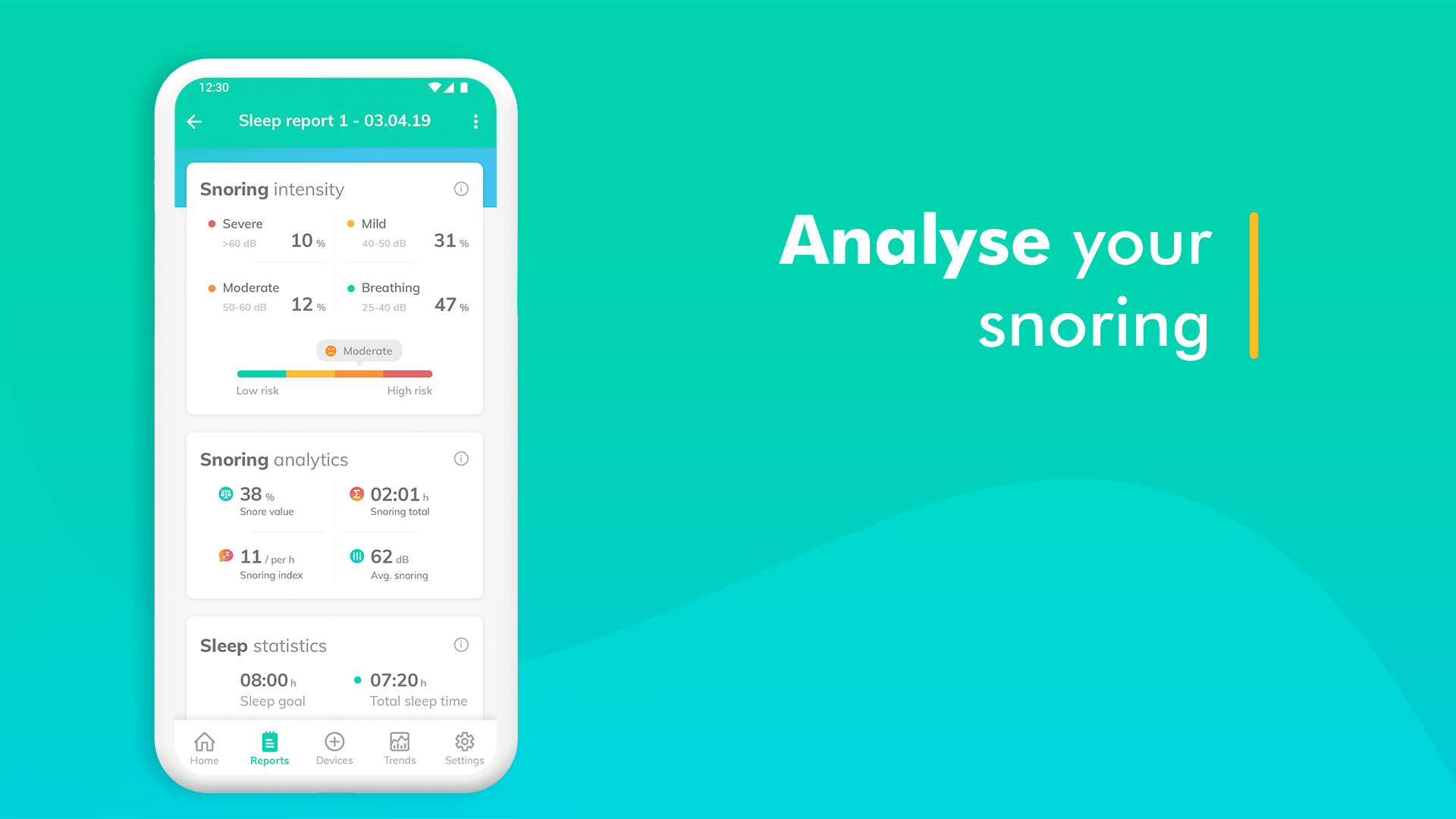 Snore App Lab Goodsomnia Lab: Snore detection and analytics - App on Amazon Appstore