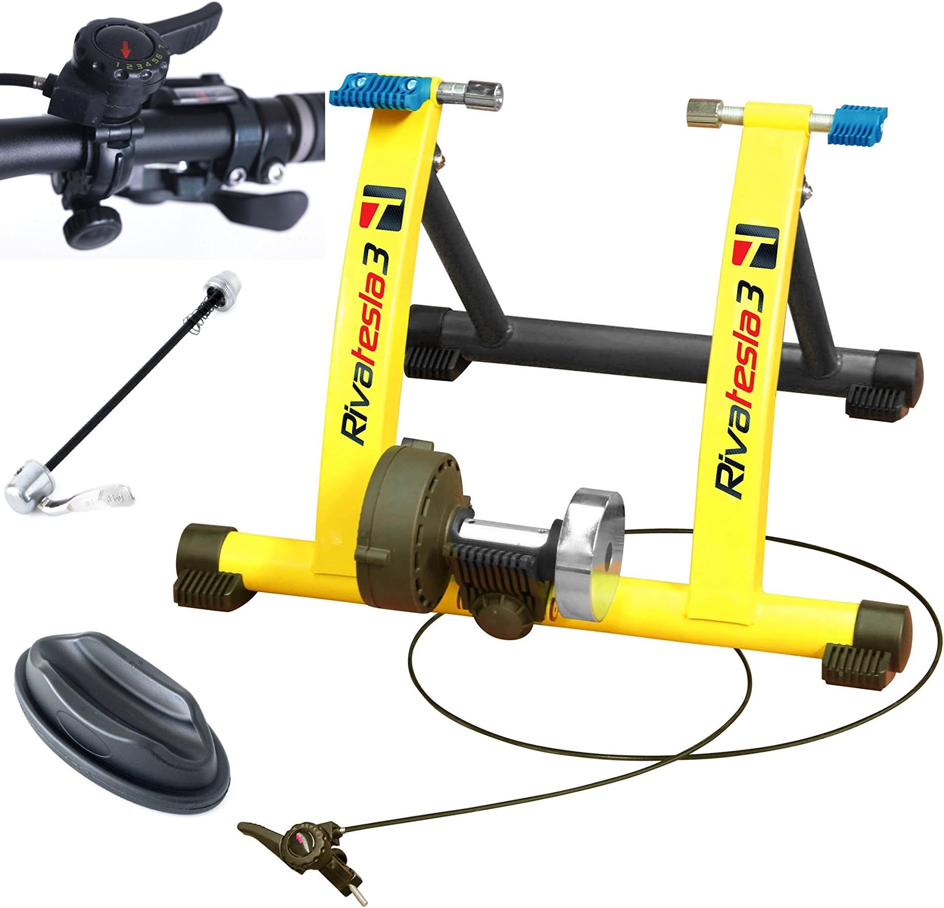 TESLA 3 NEW TURBO TRAINER MAGNETIC 6 RESISTANCE CYCLE BICYCLE BIKE