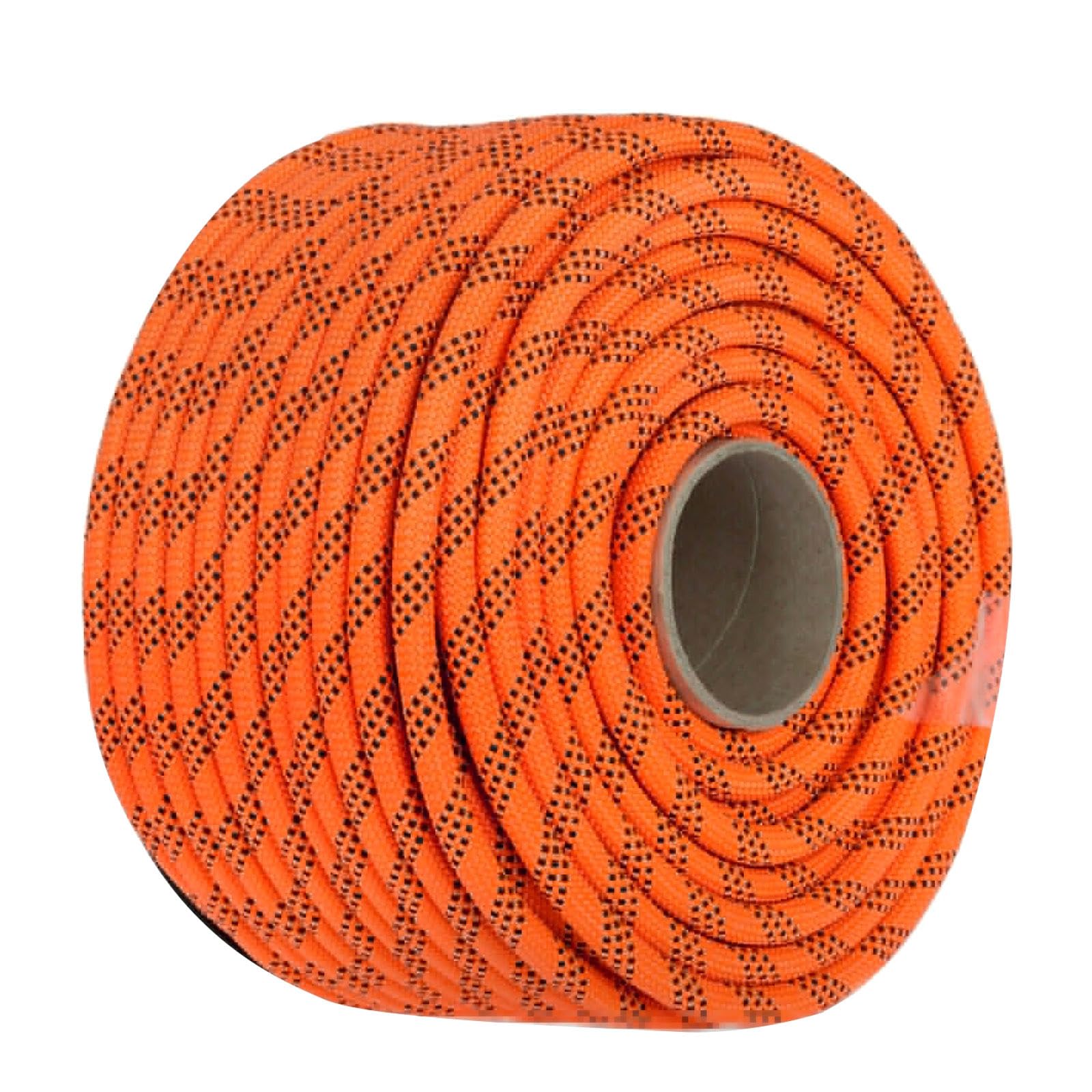 Lucky Monet 5/8 Inch x 100 Feet Arborist Bull Rope - High Strength 8200 Lb Breaking Strength Double Braid Rope Tree Felling Rope Outdoor Polyester Rope for Hiking Camping, Orange