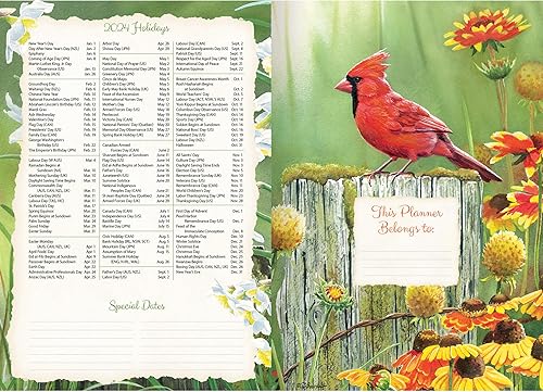 Miniatura 6 de LANG Songbirds - Agenda mensual de bolsillo 2024 (24991003167)