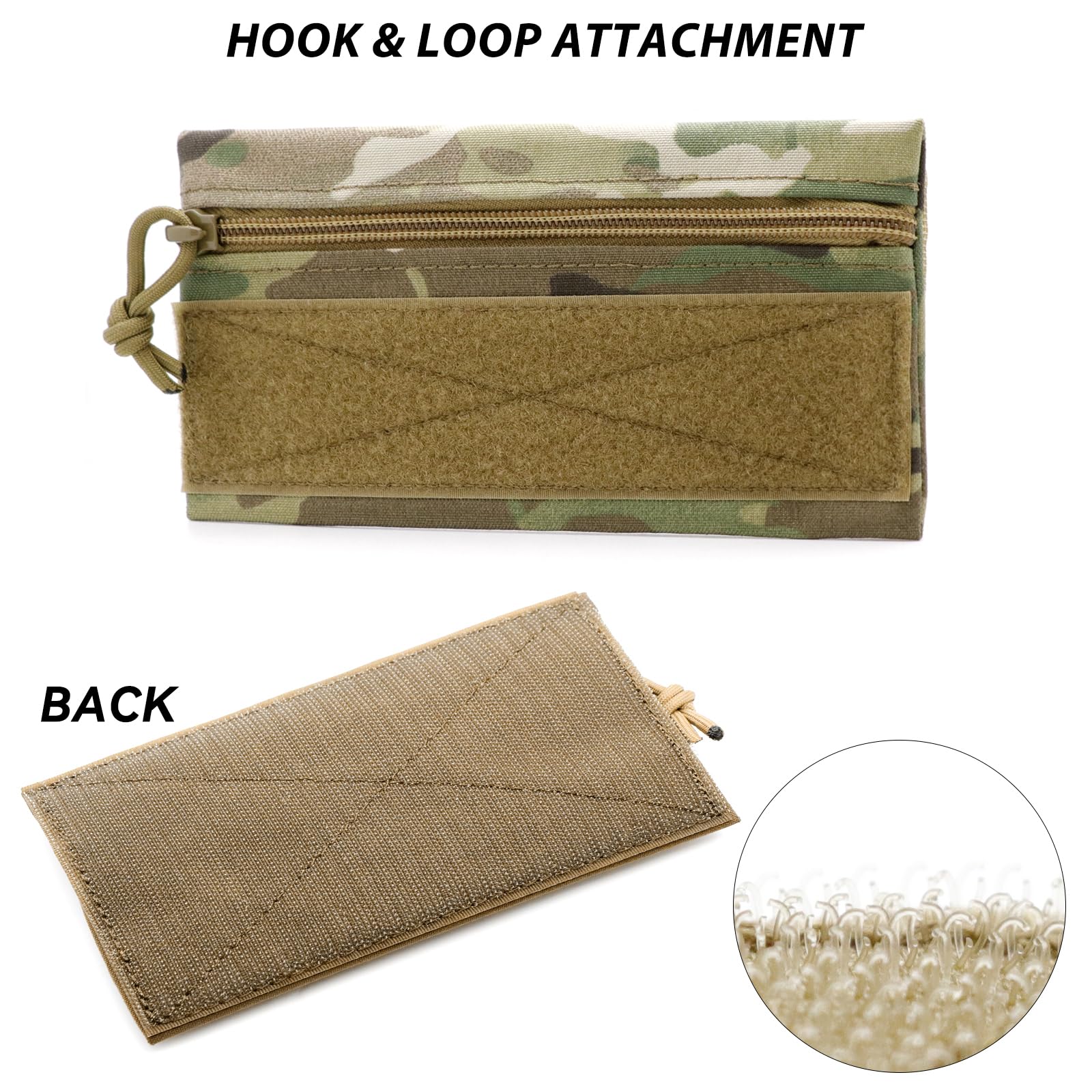 Borsa Tattica Nylon 500D Borsa Tattica Drop Pouch - Gancio E Anello Per