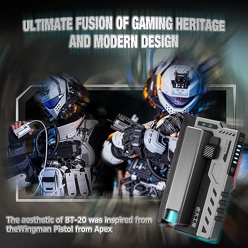 Miniatura 3 de Funda de cargador portátil, cargador de batería portátil, diseño de estilo táctico, carcasa de cargador de batería portátil de 20 W USB-C para carga