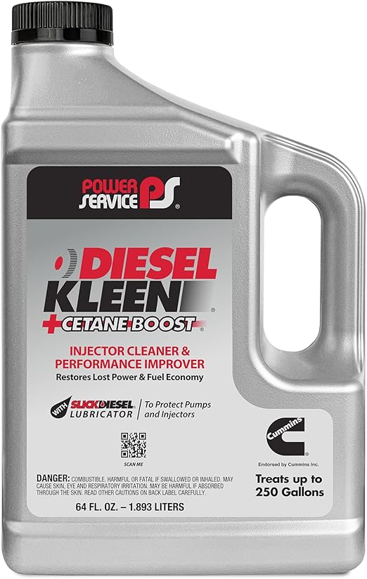 Power Service Diesel Kleen+Cetane Boost 64 oz, Pack of 1 3064-06 Grey