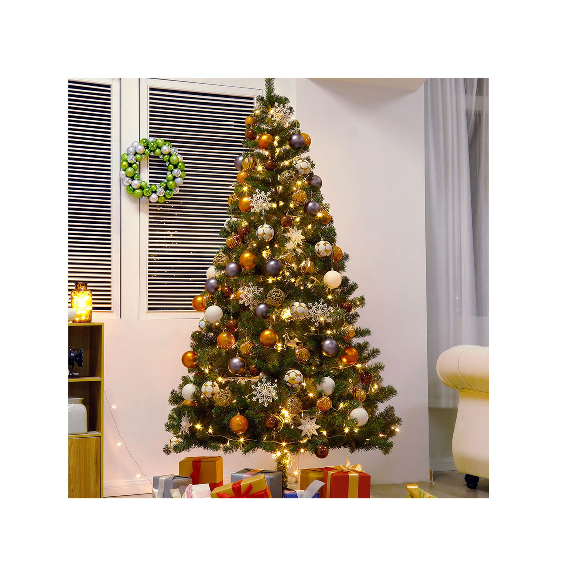 Amazon.co.jp: クリスマスツリー 120cm人工クリスマスツリー 人気