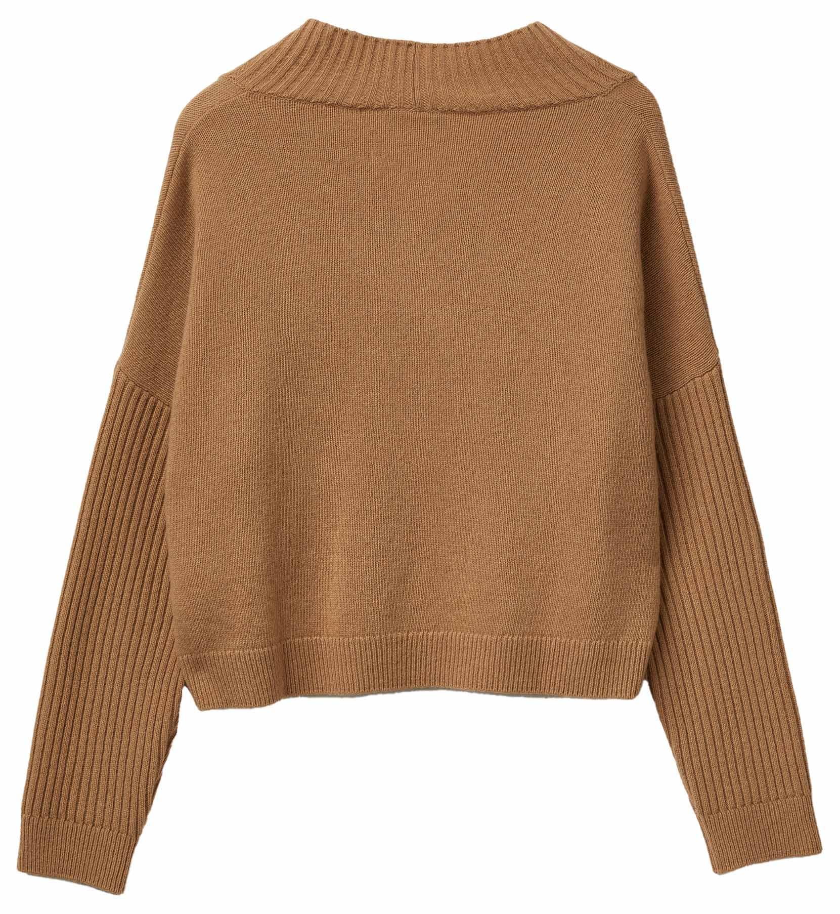 United Colors of Benetton Damen Maglia Scollo V M/L 1444d403h Pullover