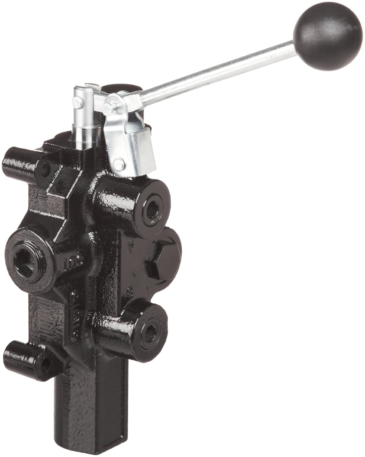 Prince RD-2575-T4-EDA1 Directional Control Valve, Logsplitter, 4 Ways, 3 Positions, 3 Position Detent, Cast Iron, 3000 psi, Lever Handle, 20 gpm, In/Out: 3/4" NPTF, Work 1/2" NPTF