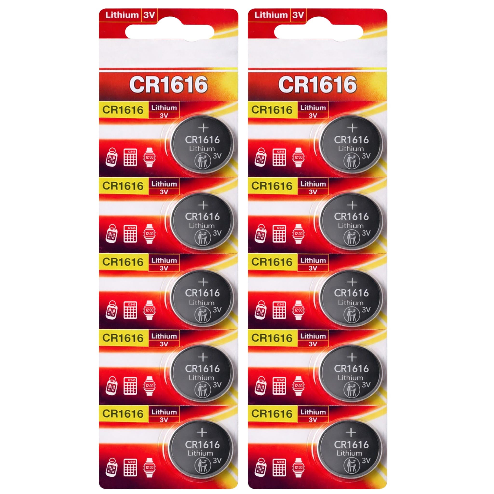 CR2032 Batteries, Long Lasting 3V Lithium Coin Cell 2032 Battery for Apple Airtag, Car Key Fobs, Watches, Heart Rate Monitors, Scales, LED Candles, Calculators & Other Small Devices (Pack of 2) — view 26