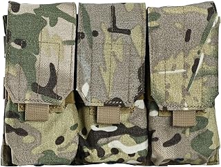 Triple/Double/Single M4 5.56 Mag Pouch，Rifle Molle Mag Pouch,Flap Cover Magazine Pouch Holder,5.56 Ammo Holder Pouch,Holds 2/4/6 Single Stack Mags - mysumtac