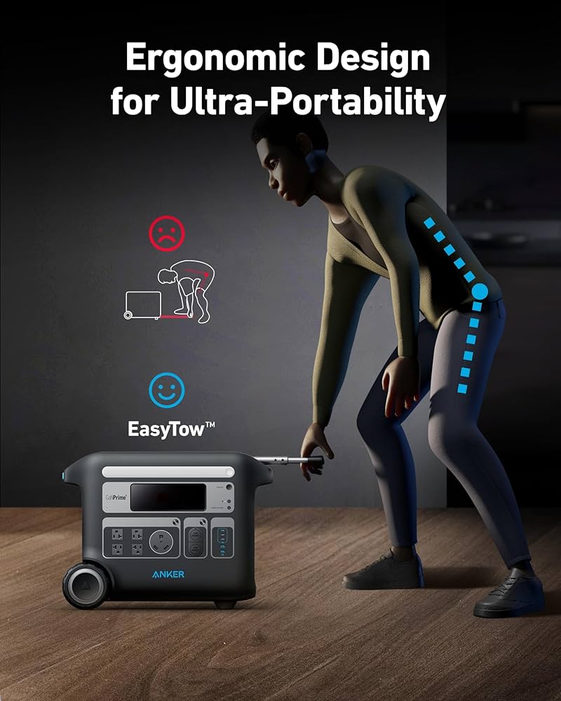 Anker - たー Amazon.com: Anker PowerHouse 767 Portable Solar Generator