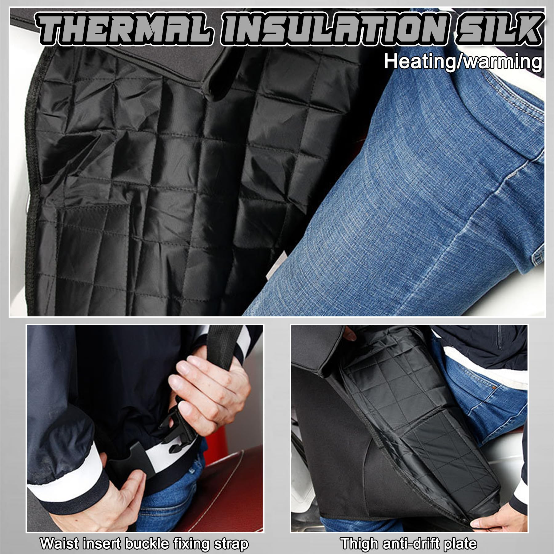 TZEKING Roller Beinschutz - Winddichter Regenschutz Für Motorroller & Scooter