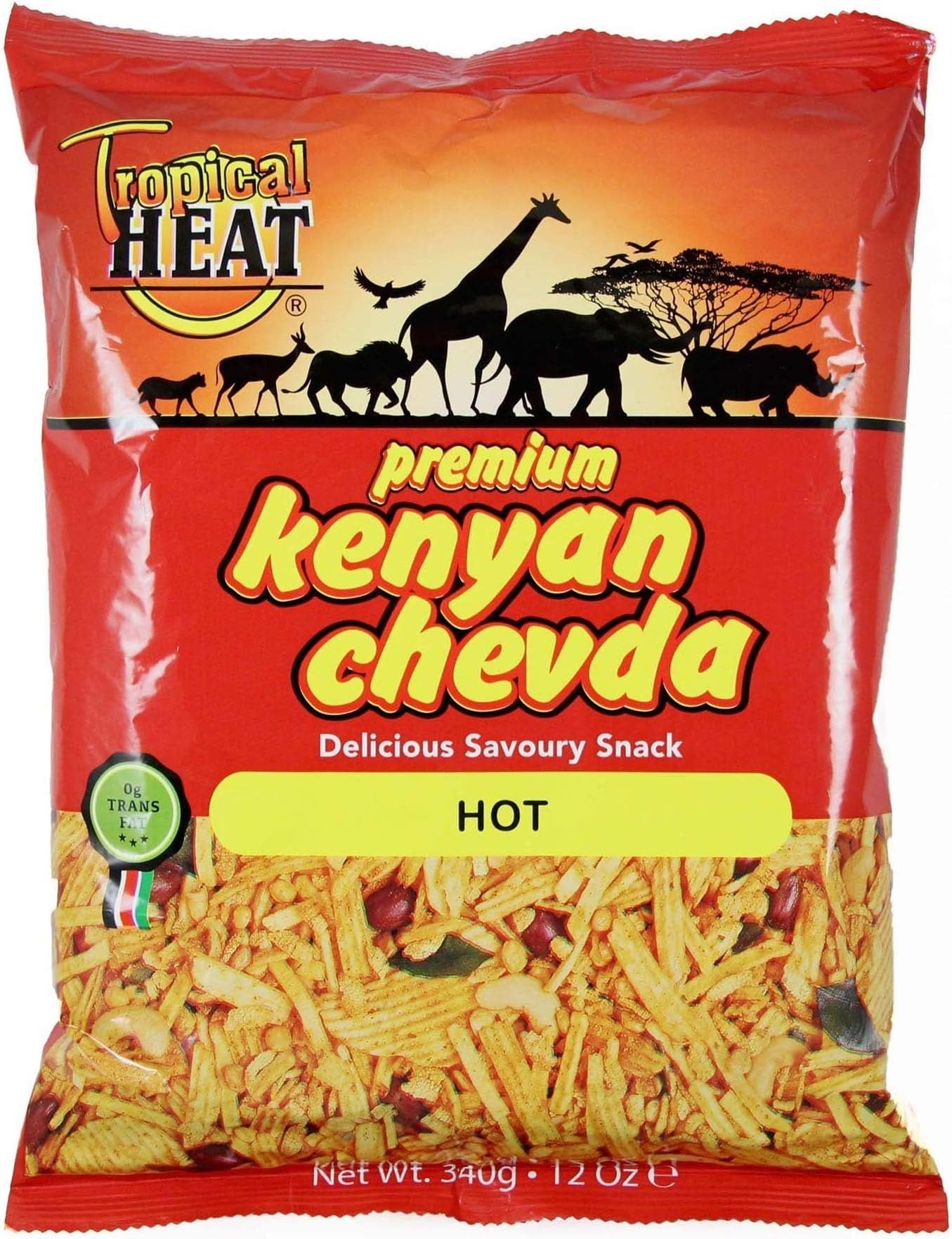 Tropical heat Kenyan chevda - hot - 340g
