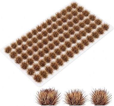 123 Static Grass Tuft Cluster 3 Size Artificial Model Grass Tufts