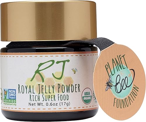 Greenbow Royal Jelly Powder 100% USDA Certified Organic Royal Jelly, Non-GMO, Gluten Free Royal Jelly, Freeze Dried  One of The Most Nutrition
