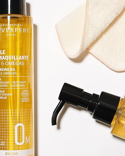 Miniatura 4 de Aceite limpiador con 5 omegas - Limpiador facial multifuncional - Elimina el maquillaje y las impurezas, renueva, restaura la piel - Limpieza