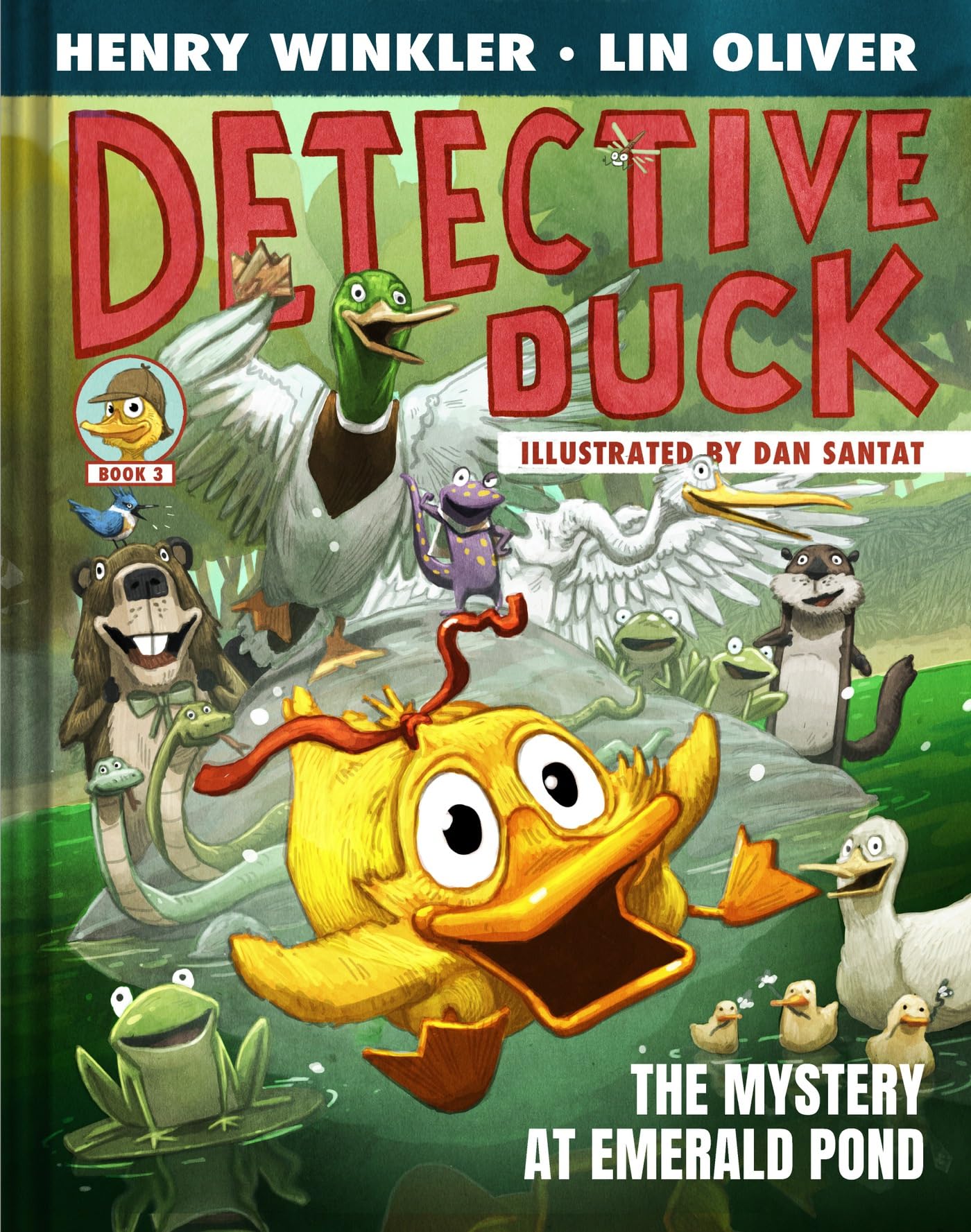 Detective Duck The Mystery at Emerald Pond Detective  by Henry Winkler HARDBACK
