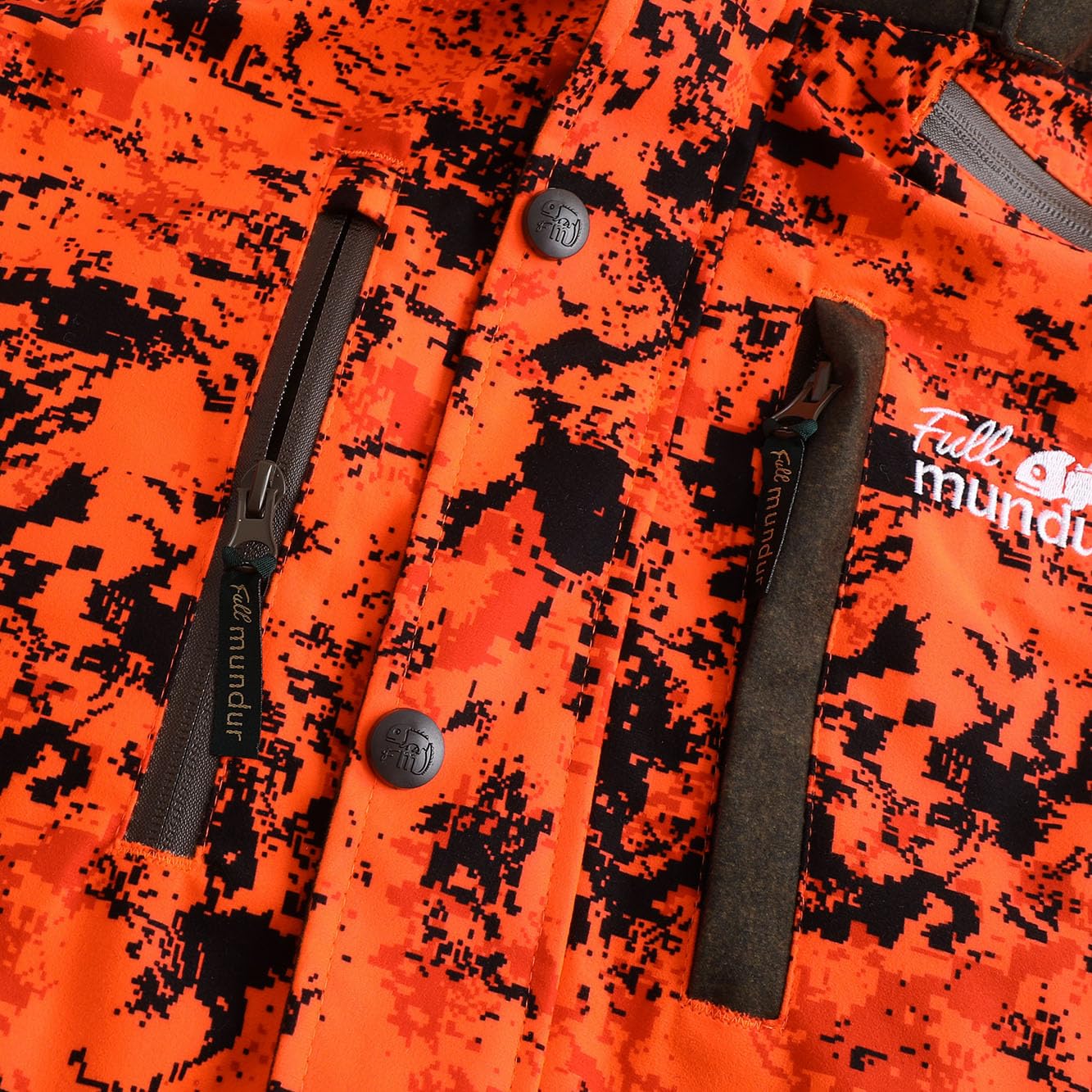 giacca da caccia camouflage arancione blaze da uomo – giacca outdoor antivento e impermeabile
