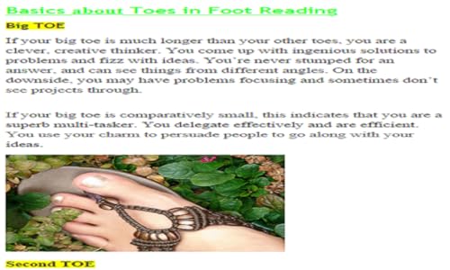 Foot Reading