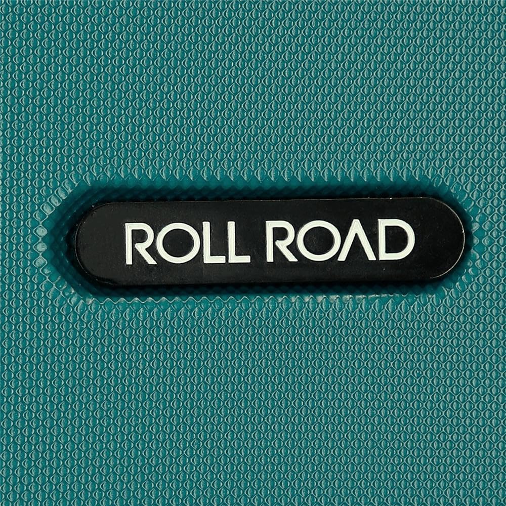 ROLL ROAD Flex Valise Rigide Fabriquée en ABS, Un matériau, Serrure à Combinaison latérale 4 Roues Doubles pour Bagage à Main, Intérieur Pratique avec Un Compartiment