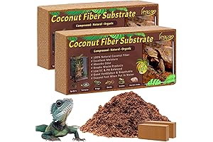 2-Pack Hermit Crab Dirt Coconut Fiber Substrate