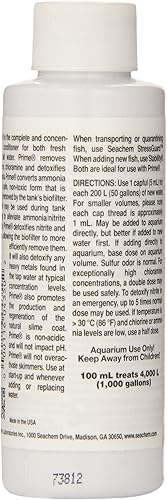 Vista 39 de Seachem Prime and StressGuard - Acondicionadores de agua para acuario (8.5 fl oz + 16.9 fl oz)