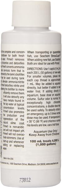 Seachem Acondicionador de Agua Prime, 100 ml - 3