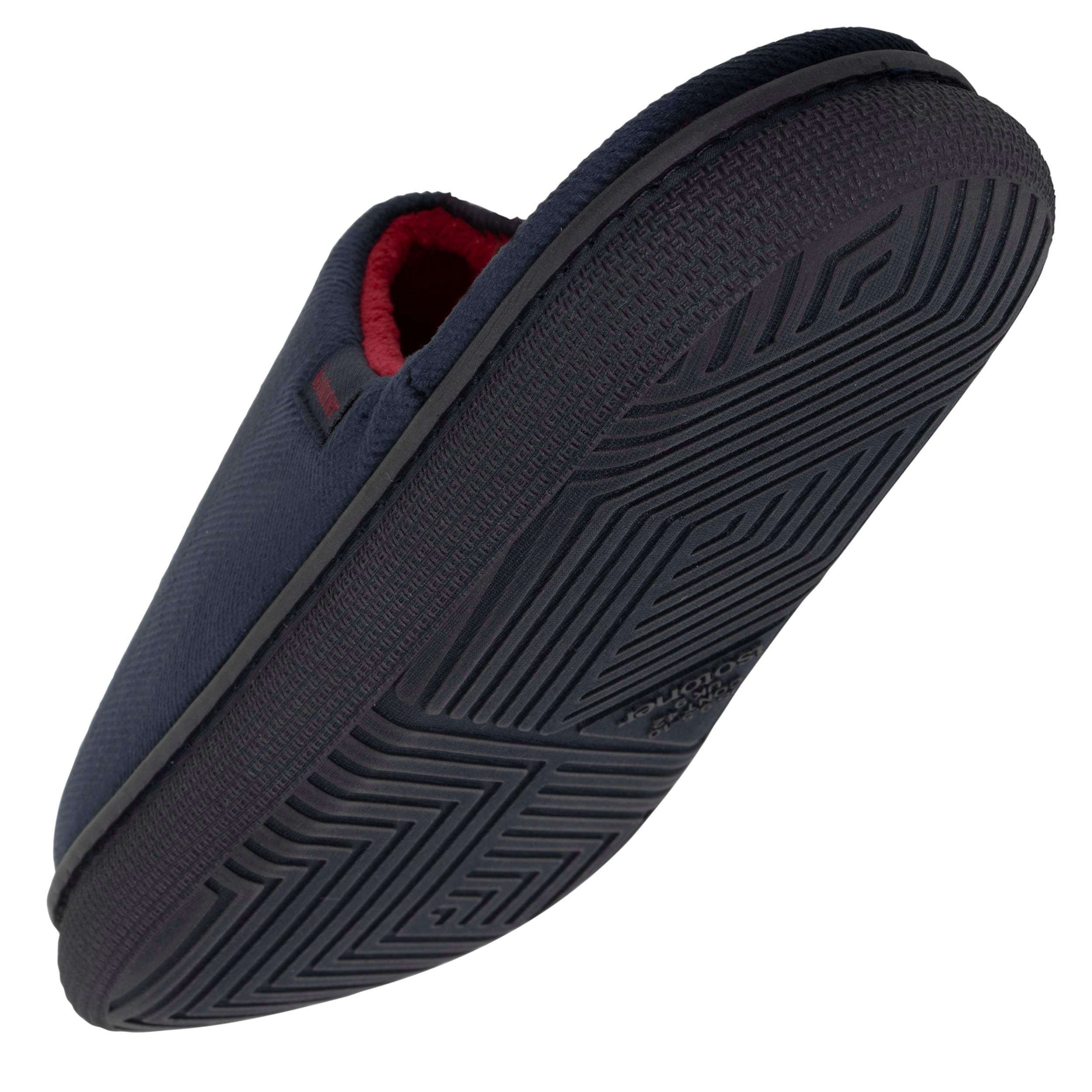 Isotoner Chaussons pantoufles Mules homme semelle confort ultra-moelleuse,