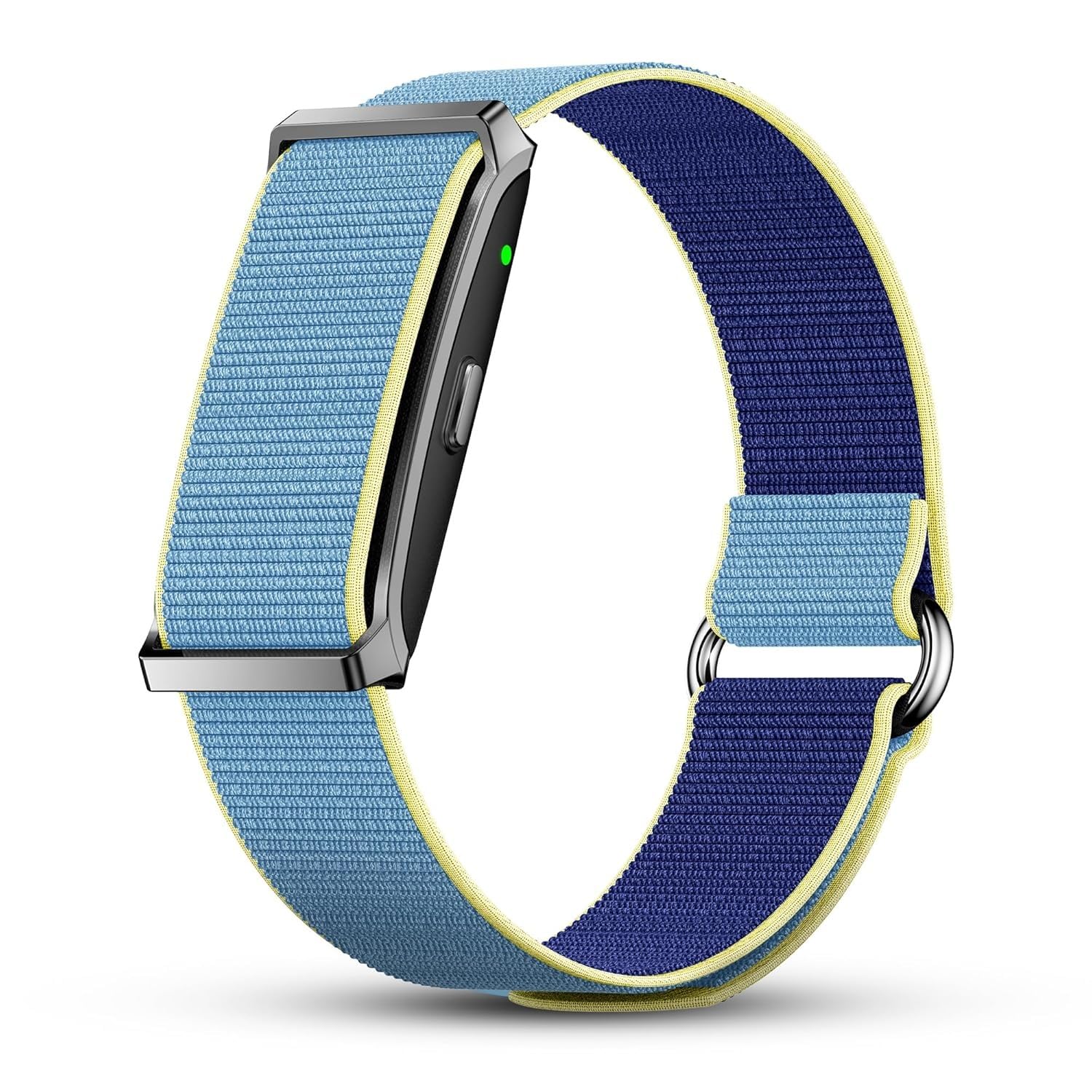 Qore Smart Fitness Band with Silicone & Nylon Strap Combo | 100+ Sports Modes | Heart Rate & SpO2 Monitor | Sleep & Stress Tracking | Smart Notifications | Long Battery Life | SkyBlue-picture-23