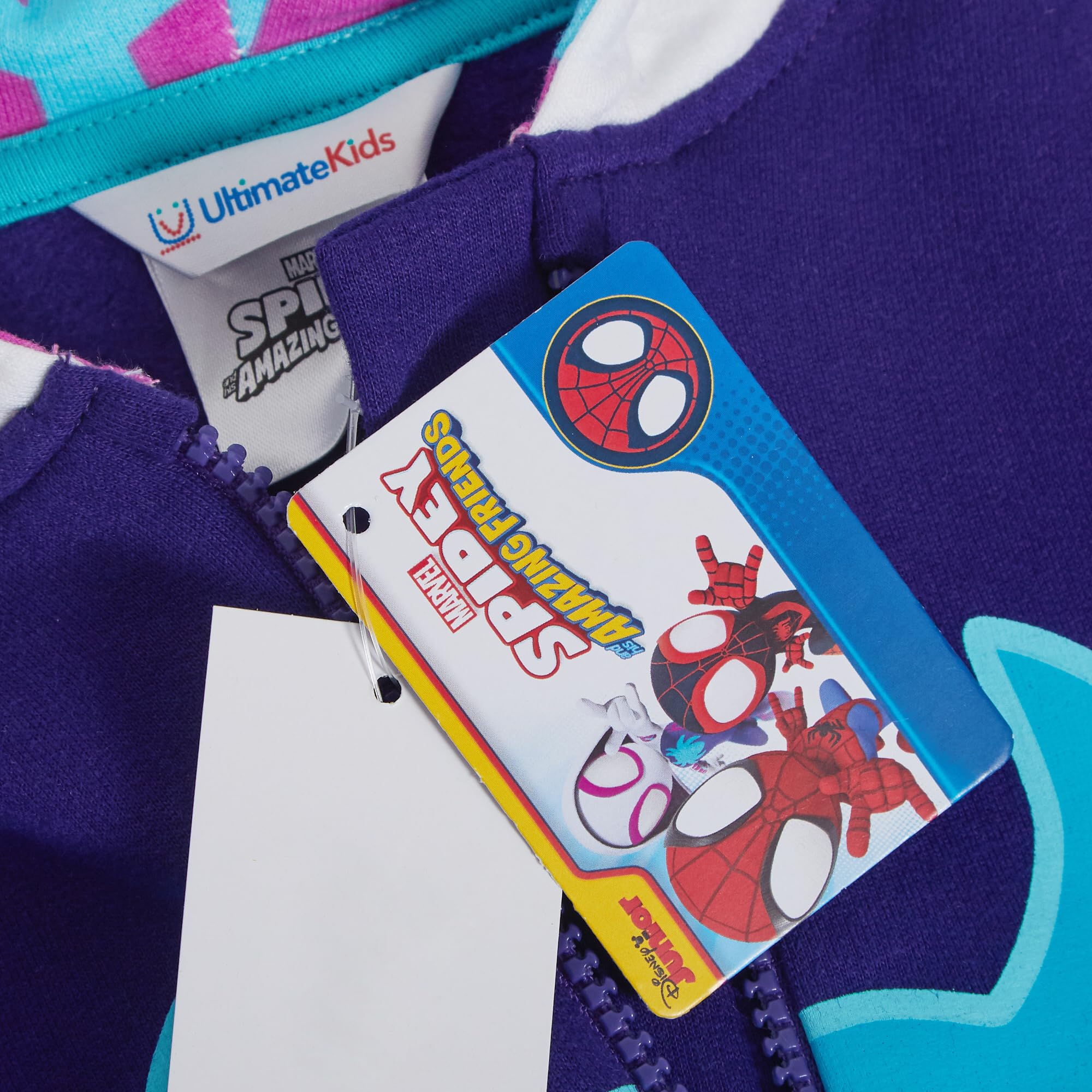 Dziecięca bluza z kapturem Spidey i jego niesamowici przyjaciele przebranie bluzy z kapturem kurtki zapinane na zamek Miles Morales Duch Pająk lub Spidey