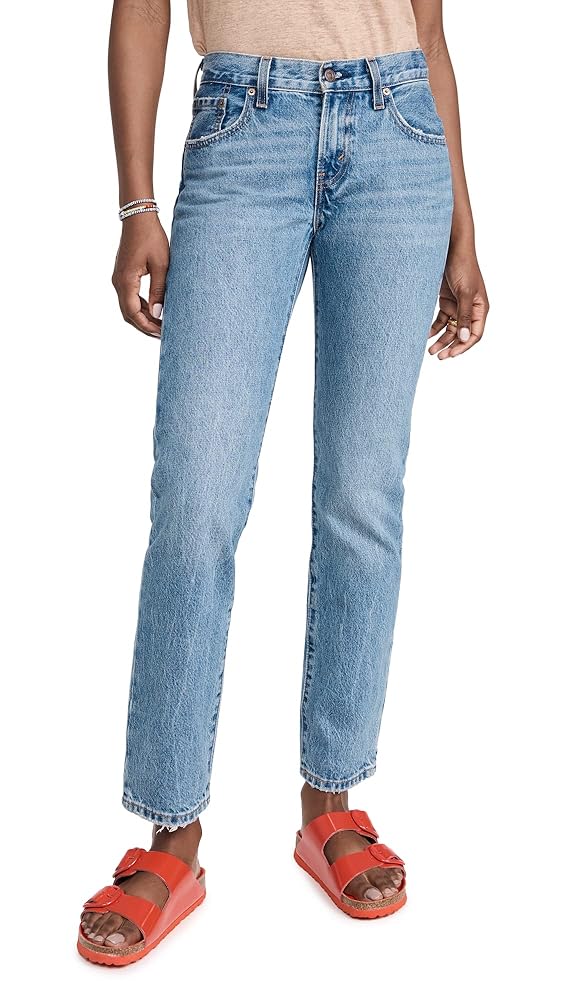 Amazon | Levi's レディース ミディストレートジーンズ, グッド