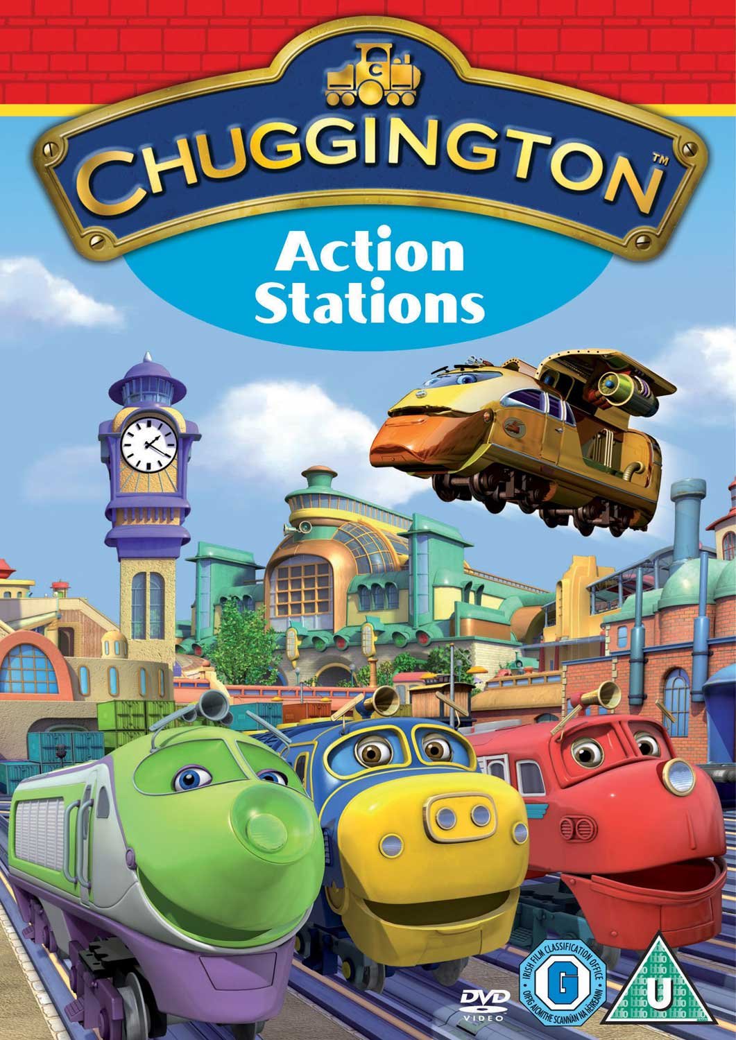 Chuggington Action Stations DVD para tardes de lluvia en familia
