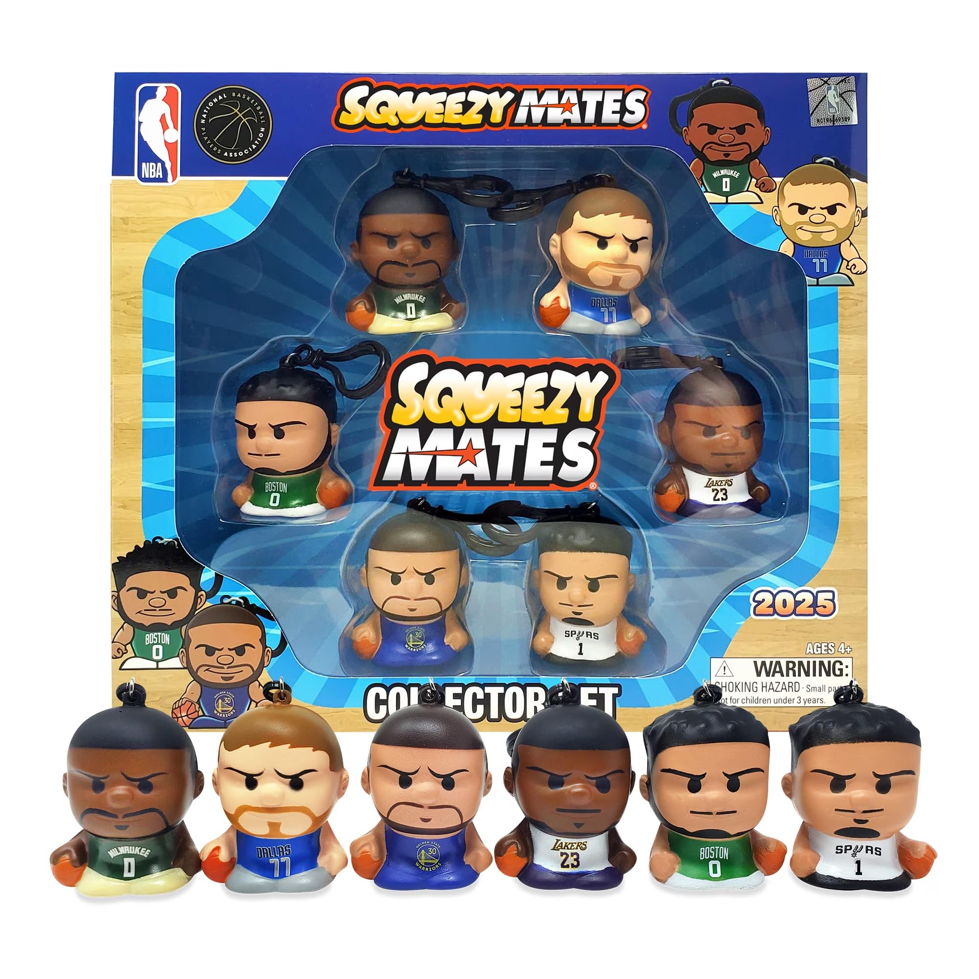 Amazon.com: Party Animal Squeezymates NBA 2025 Series 5 Collector