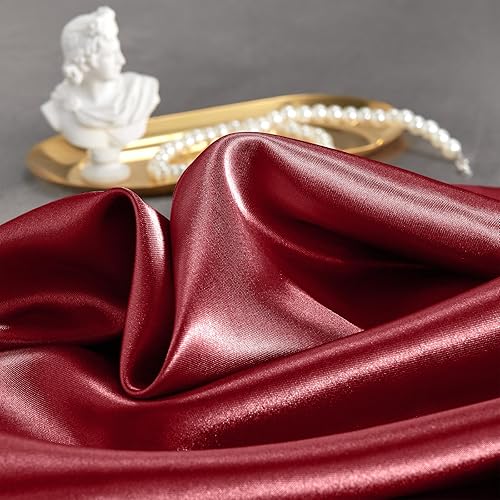 Miniatura 3 de CozyLux Funda de almohada de satén de seda para cabello y piel, tamaño King, juego de 2 fundas de almohada suaves de microfibra sedosa, resistentes