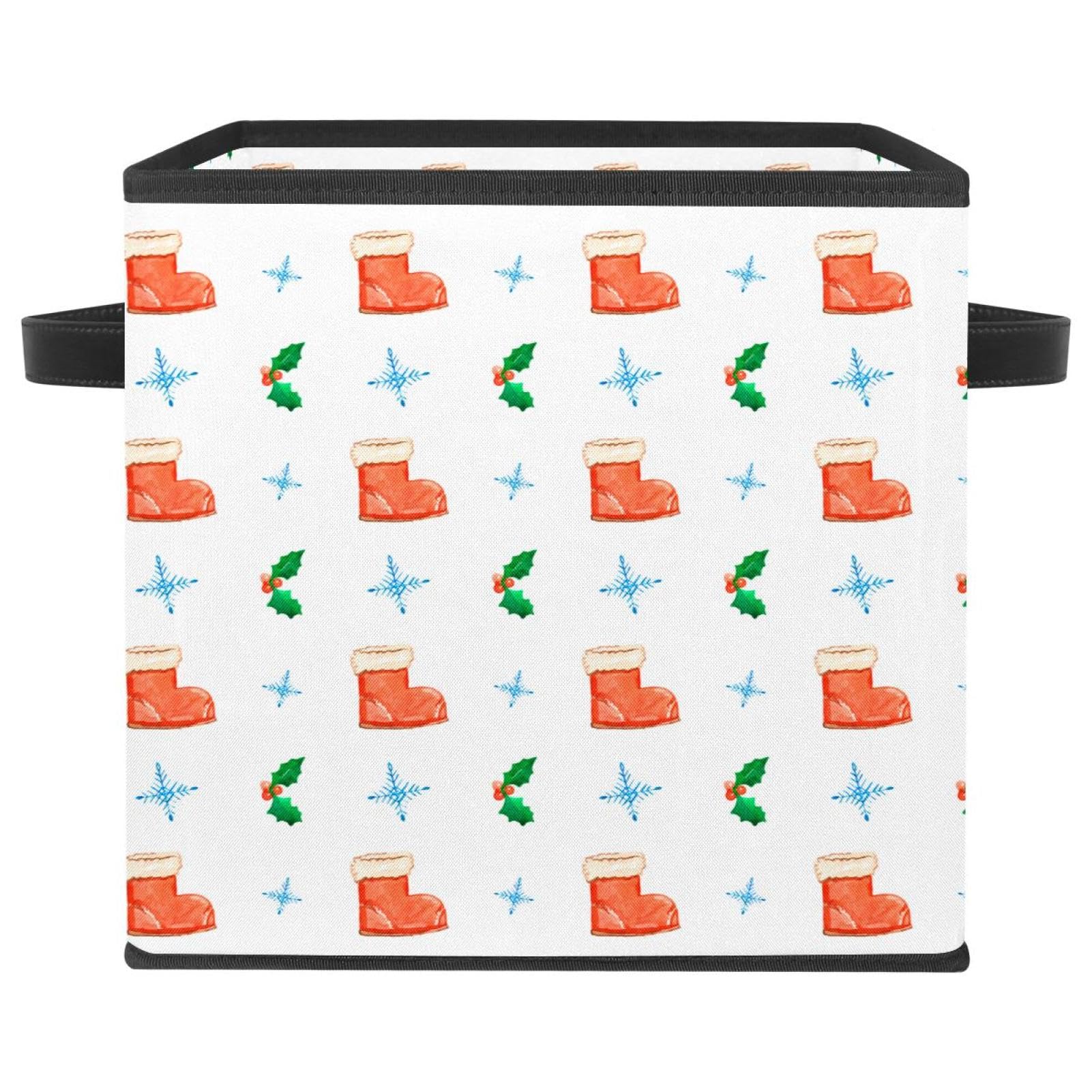 Boîte de rangement pliable cube en tissu pour placard et chambre