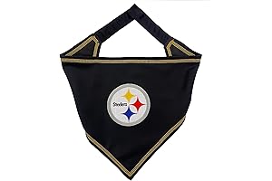 NFL Pittsburgh Steelers Pet Bandana, Large/X-Large