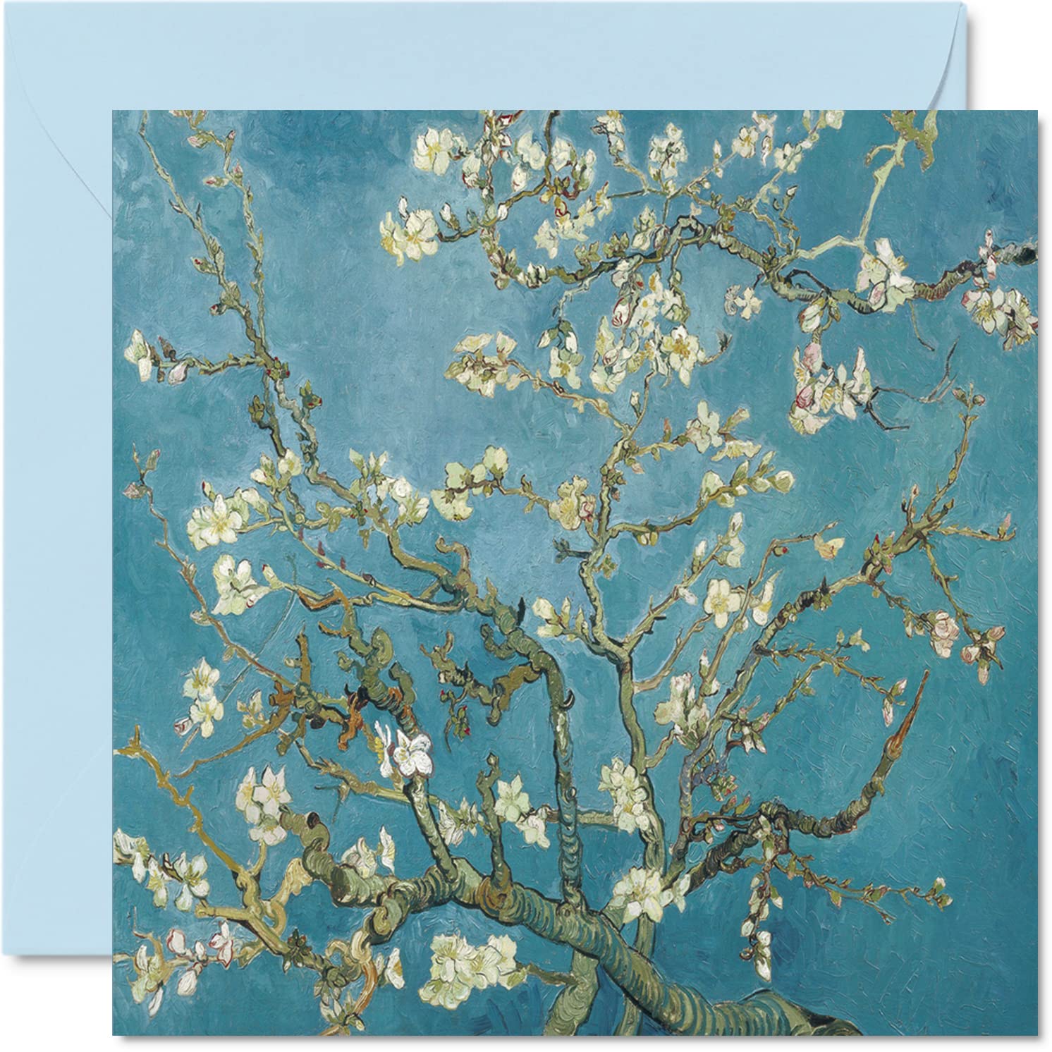 Stuff4 Van Gogh Blossom Birthday Card 145mm x 145mm