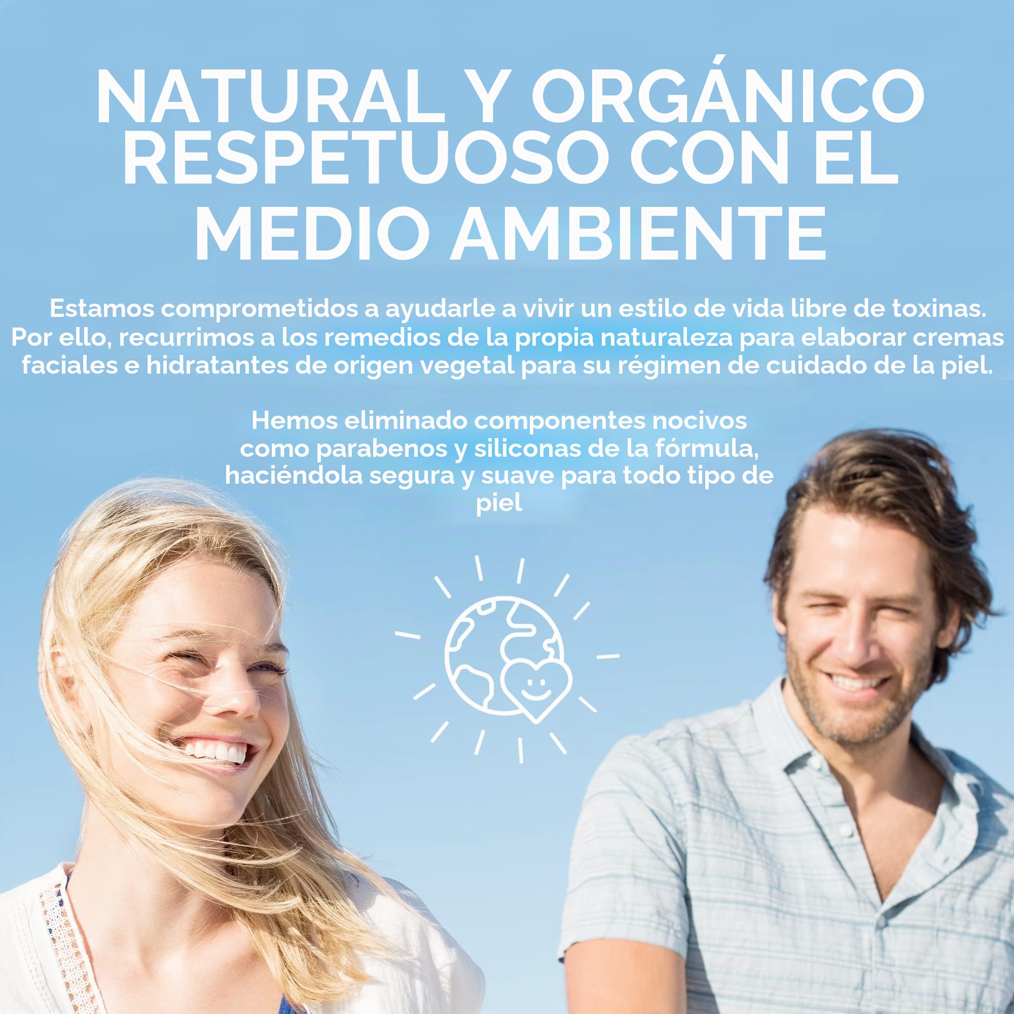 Natural Tone Organic Skincare Rosehip Aloe Loción Acondicionador e hidratante para la piel 8 oz