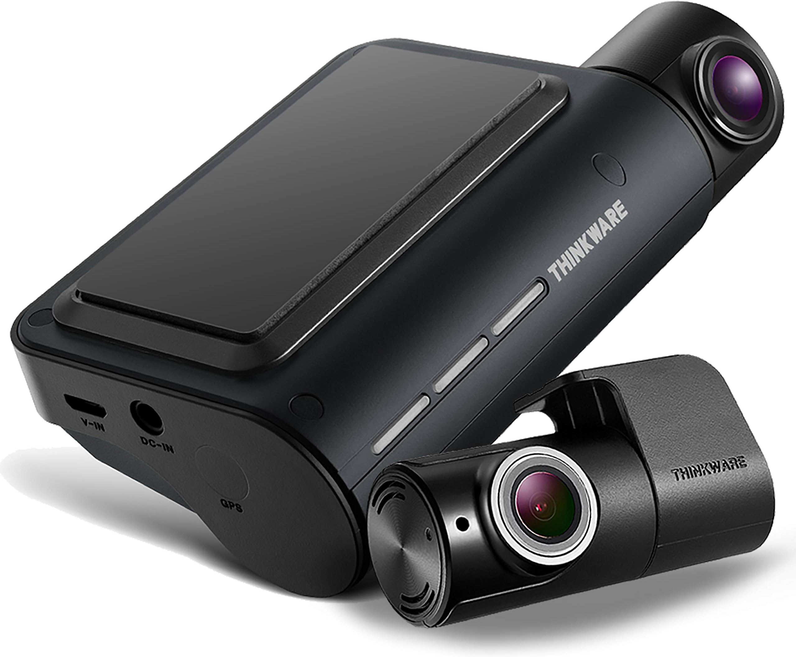 Thinkware Q800 Pro Dash Cam 2K 1440P Qhd Front Car Camera 1080P Full HD Rear Dashcam - EU model, Super Night Vision, 32GB Sd Card, Hardwire Lead for Battery Safe Parking Mode Install - Android/iOS App, EU-Q800PROEU2CH32GBH