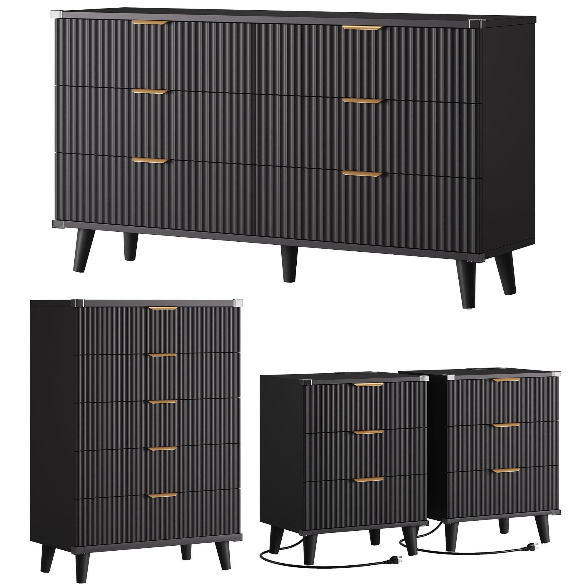 Lulive 4-Piece Bedroom Set
