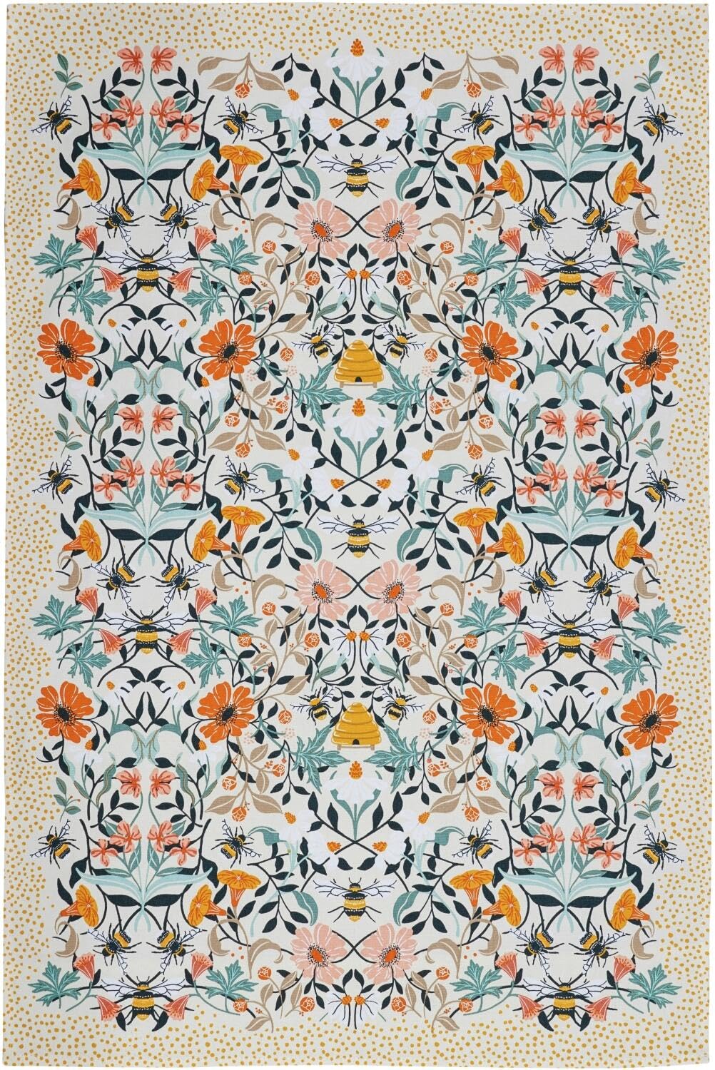 Ulster Weavers - Bee Bloom - Tea Towel - Cotton - One Size in Multi