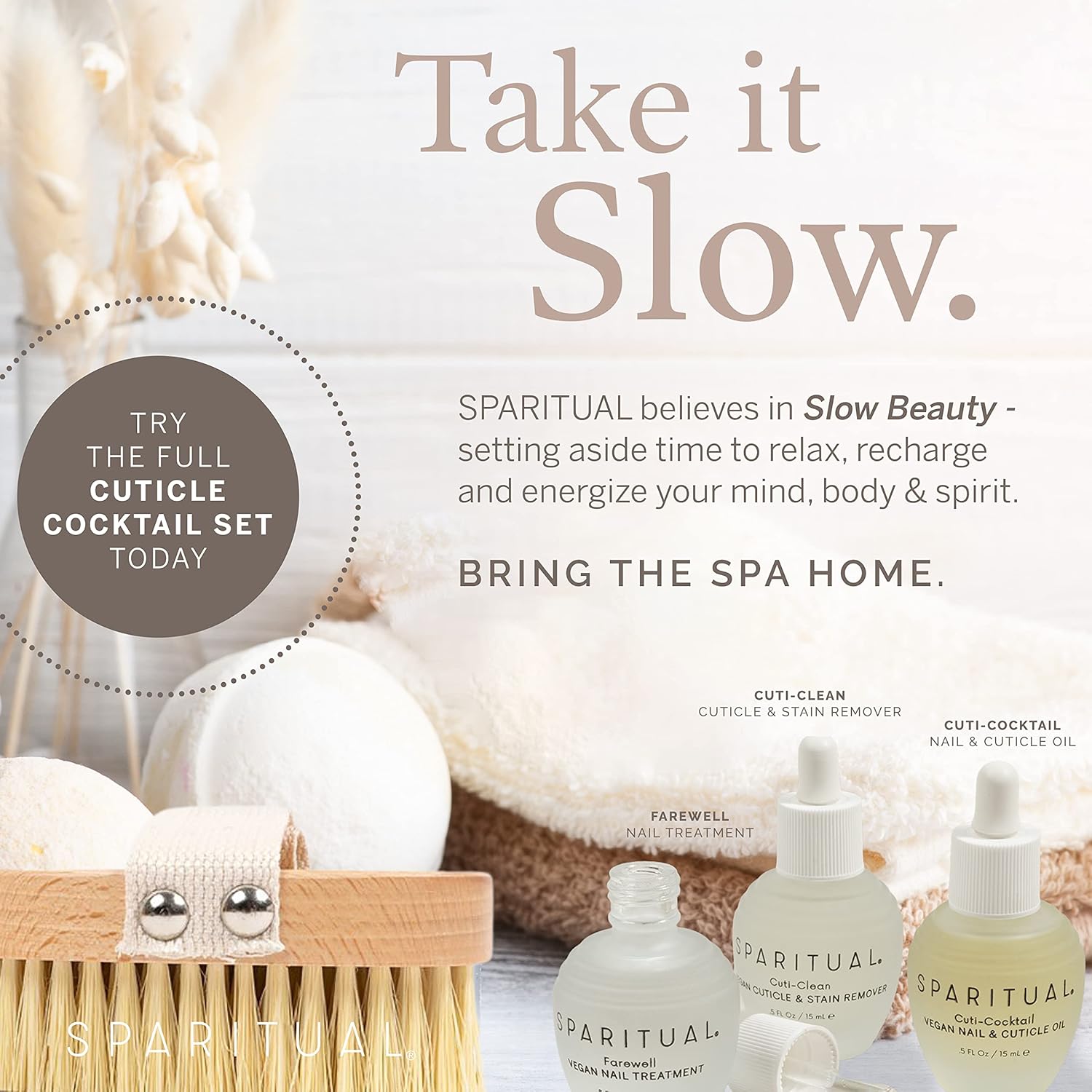 SPARITUAL Apple Fruit FAREWELL VEGAN NAIL TREATMENT | Protect Against Nail Damage 0.5oz (0.5 Fl Oz)