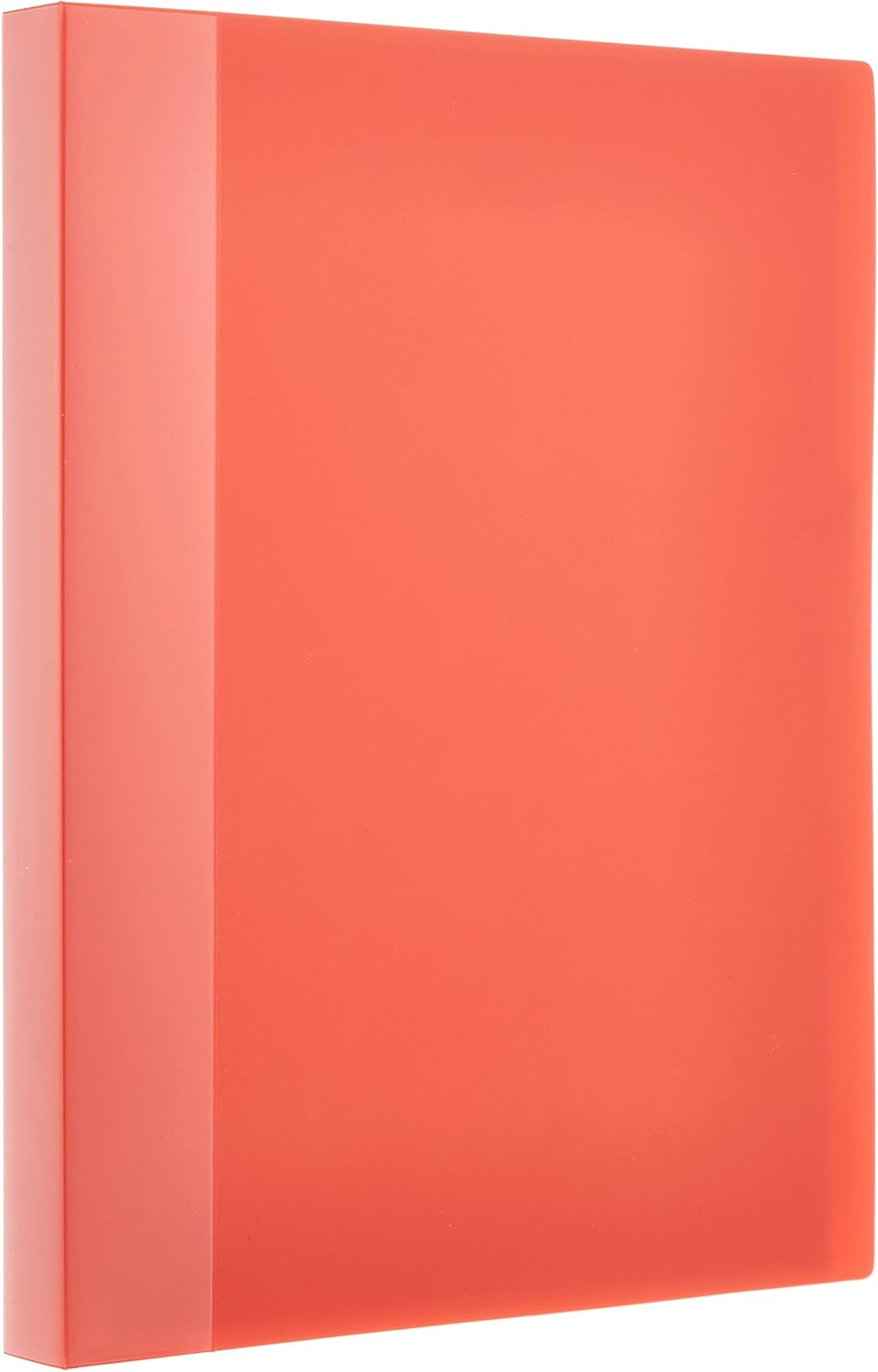 Nakabayashi CB1033R-N A4 Clear Book, Clear File, 40 Pockets, Red