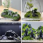 Unocho Seiryu Rock Pierres d'aquarium 11lb Pierre naturelle pour Aquascaping Fish Tank Aquarium Landscapecaping Modèle de réservoir Décoration Miniature Fairy Garden(3-8 pouces)