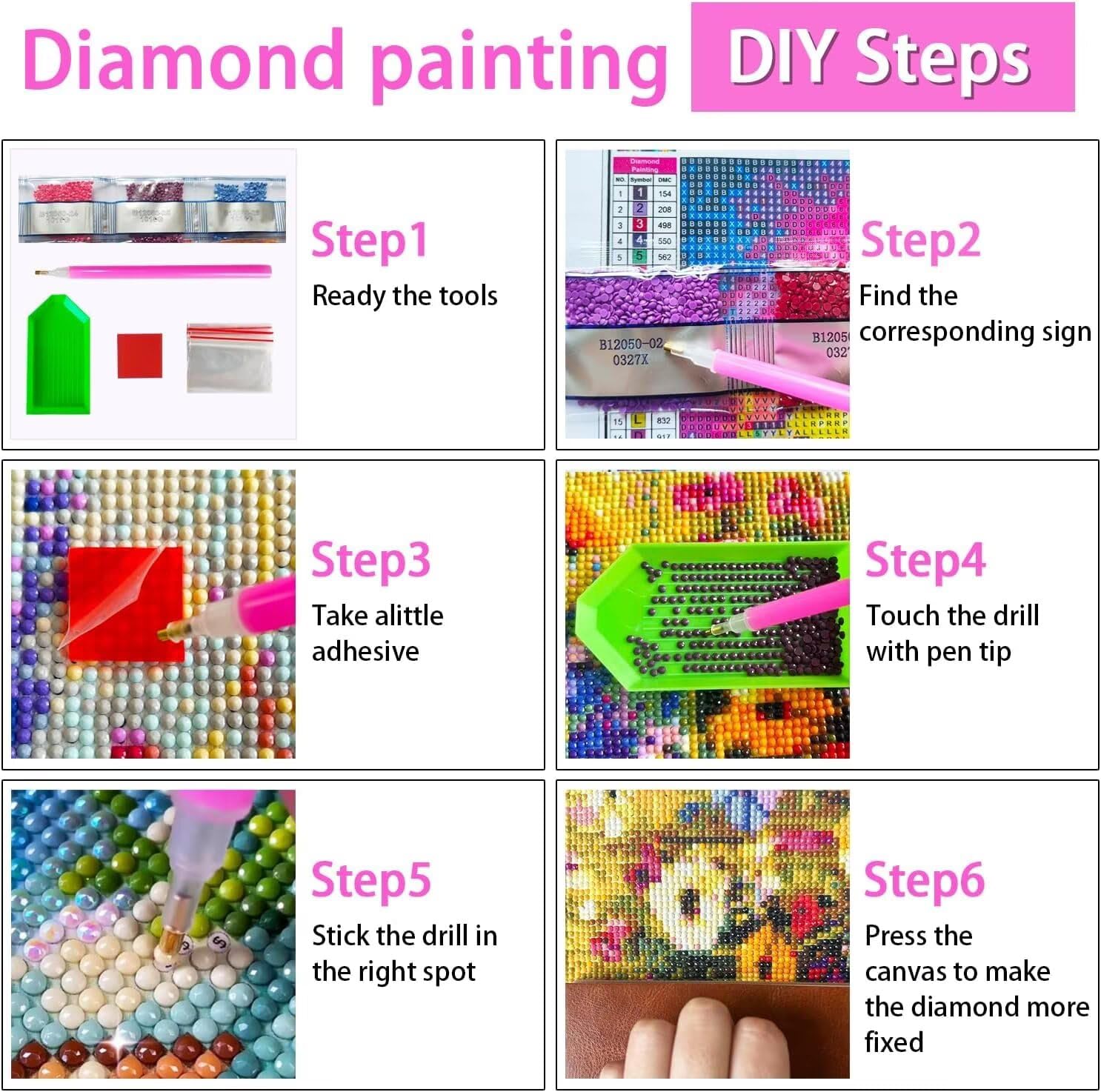 5D diamentowe malowanie pełny zestaw do łowienia ryb, DIY diamentowe malowanie roślin hobby dla dorosłych, diamentowe malowanie diamentowe obrazy z koralikami haft krzyżykowy do dekoracji domu 70 x