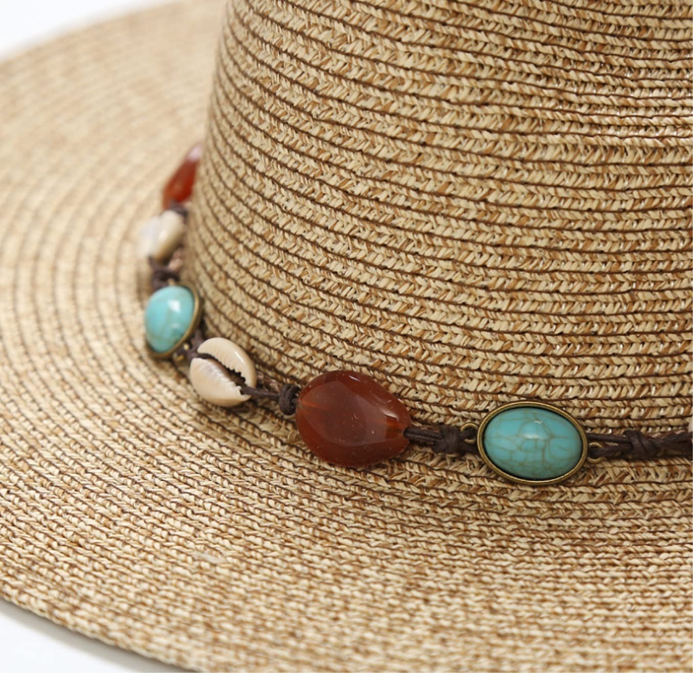Casquette Visiere Femme, Summer Chapeau De Soleil Dames Jazz Fête Filles Plage D'été Vacances Pliable Pliable, Chapeau de Plage