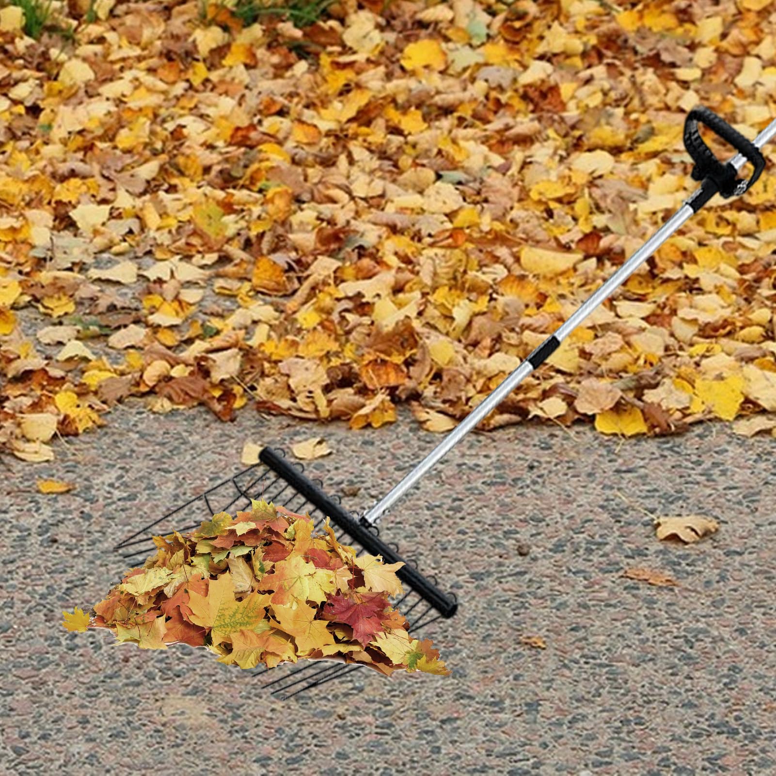 ogrodowe o wysokiej wydajności, ogrodowe z uchwytem ze stali nierdzewnej, ergonomiczne narzędzie do pielenia chwastów, liści, trawników