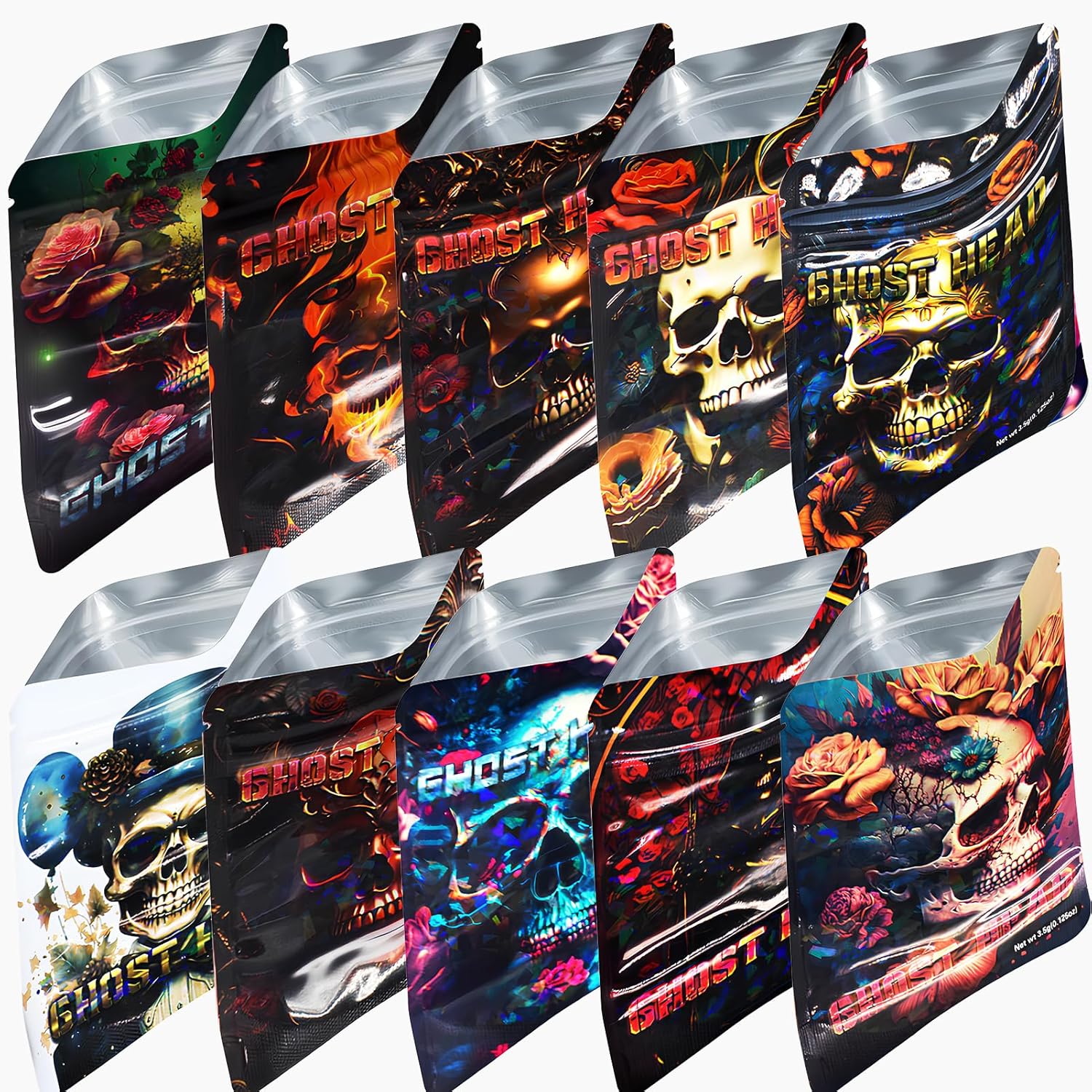 Portable Self-Seal Zip Bags 4.92×3.74 Inch (12.5×9.5cm) 3.5g Travel Size Waterproof Dustproof Reusable for Toiletries & Small Items (20)