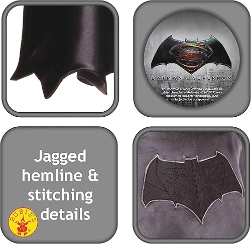 Miniatura 3 de Batman v Superman Dawn of Justice - Capa de Batman Deluxe para niños